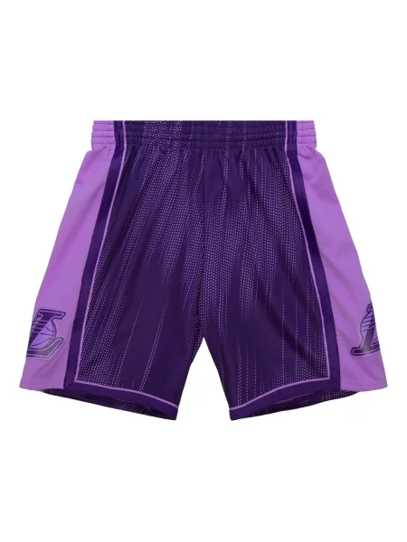 Pantaloni scurți Mitchell & Ness de culoare solidă violet