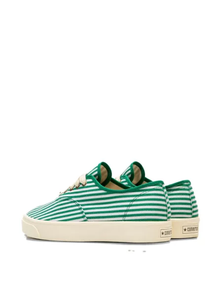 Sneakerși Converse cu șireturi din dantelă verde
