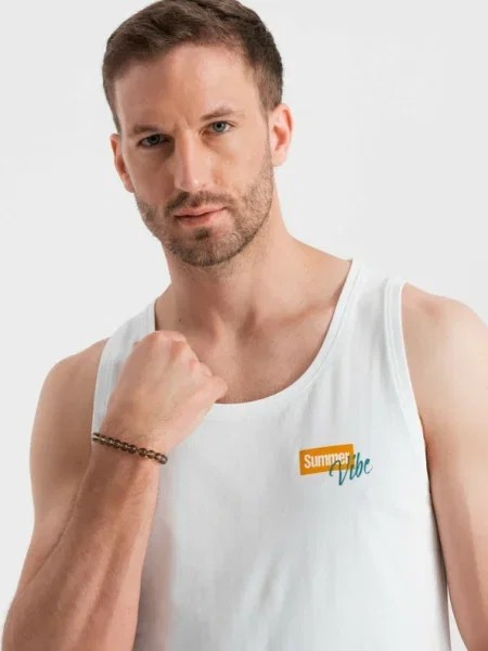 Тениска Ombre Clothing бяло