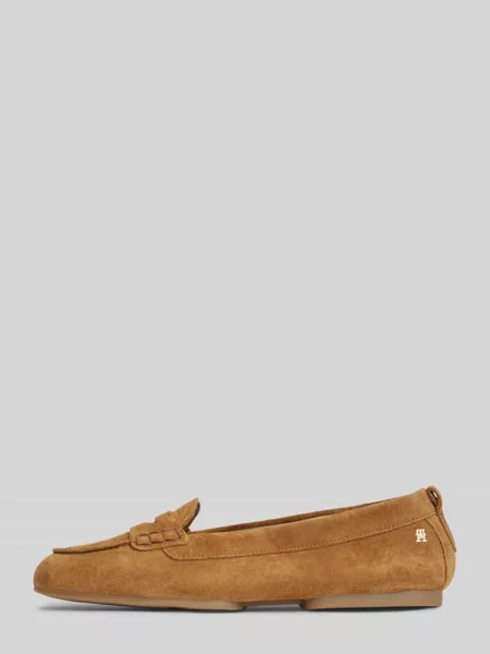 Loafersy z naturalnej skóry Tommy Hilfiger
