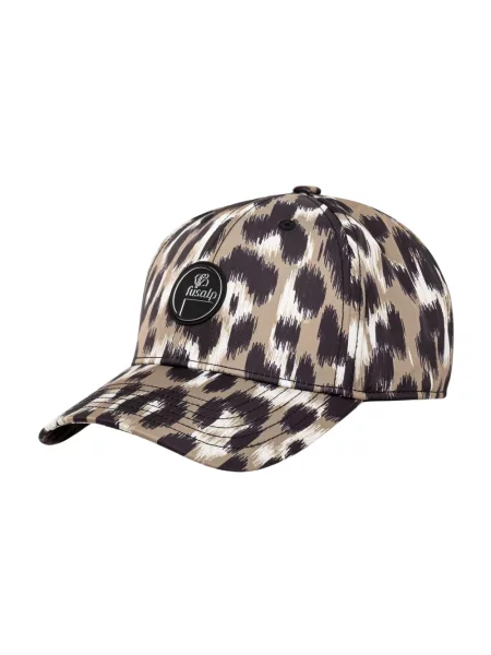Fusalp czapka bejsbolowa LEOPARD CAP brązowa