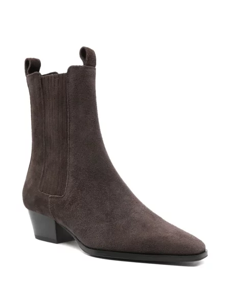 Botine Aeyde din piele de căprioară maro