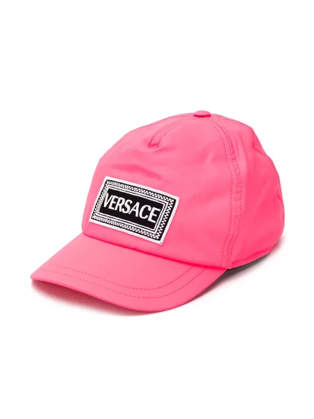 Czapka z daszkiem dziecięca Versace różowa