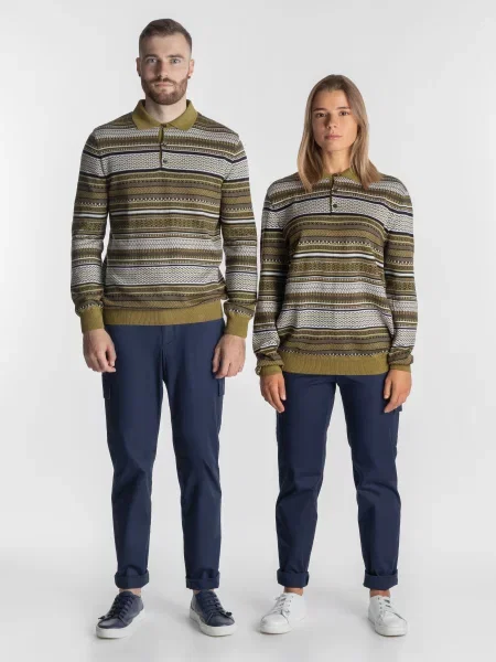 Arber Поло Унісекс хакі