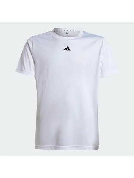 Koszulka Train Essentials Logo Regular Fit Kids biała