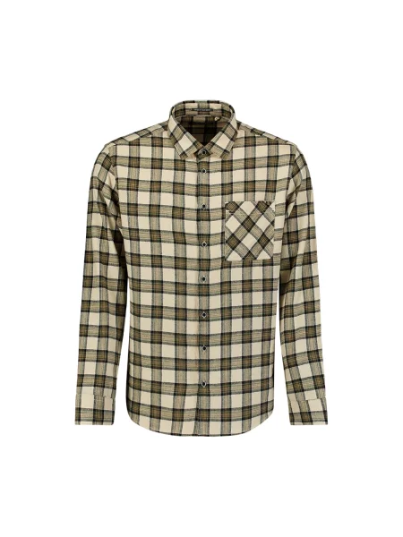 No Excess Cămașă taupe / oliv / verde jad gri