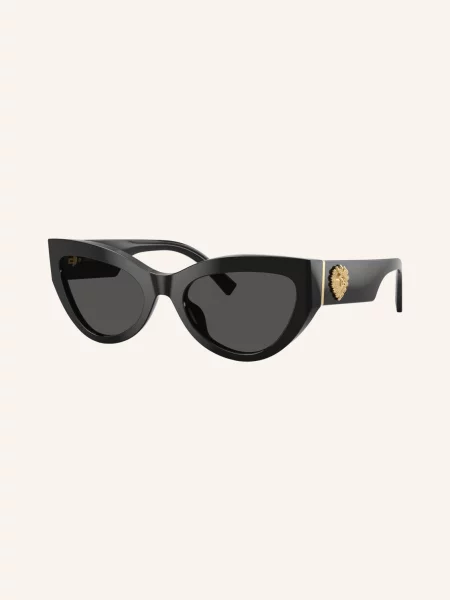 Dolce & Gabbana okulary przeciwsłoneczne kocie oczy czarne