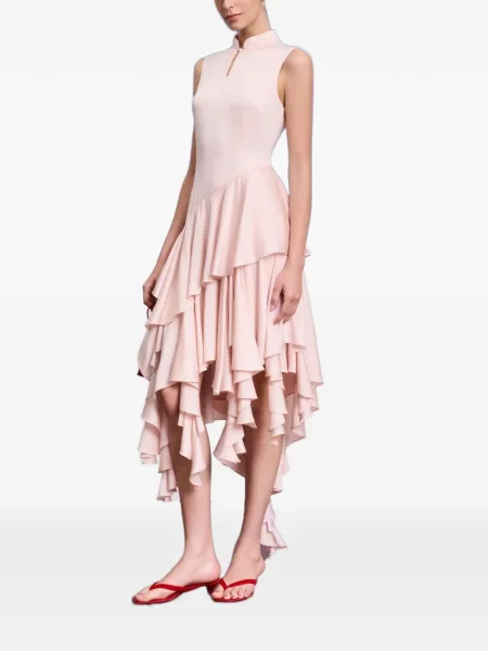 Rochie Shanghai Tang asimetrică roz