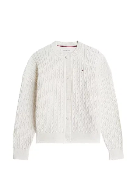 Kardigan dziecięcy Tommy Hilfiger biały