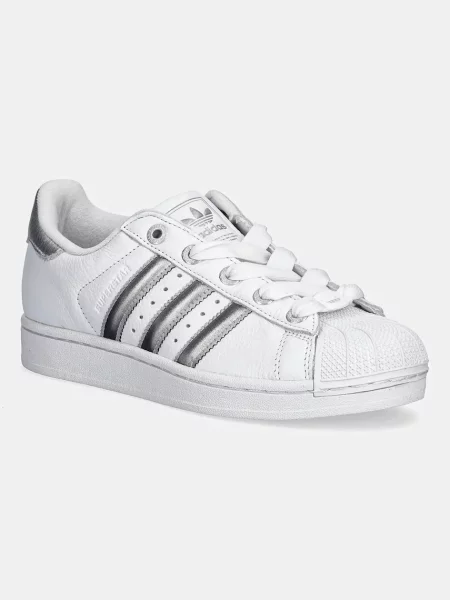 Кожаные кроссовки Adidas Originals белые