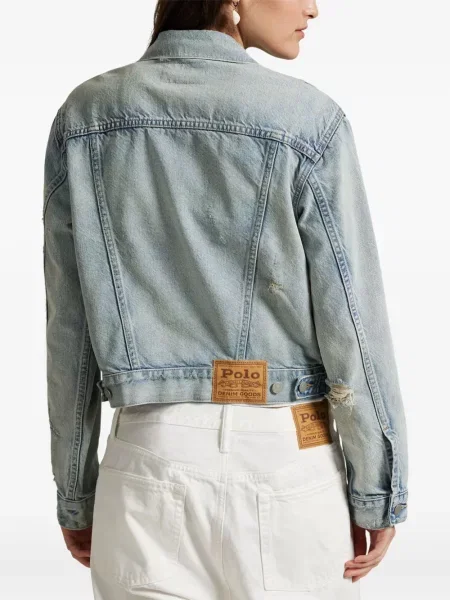 Boxeri Polo Ralph Lauren plisat cu broderie din piele gri