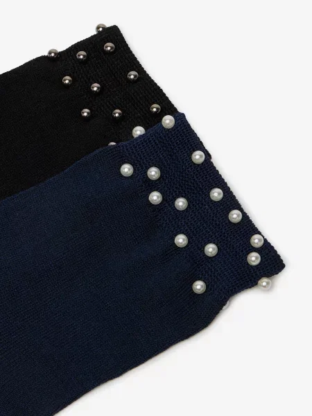 Nine West Ponožky 2 PACK Barevná černé