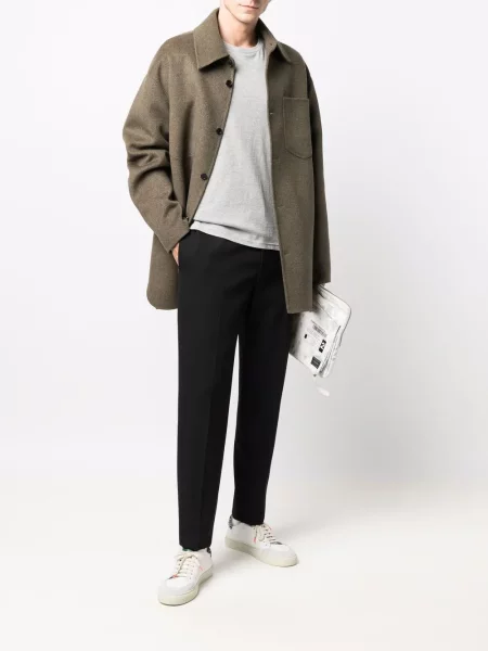 Siuvinėtas marškinėliai Polo Ralph Lauren pilka
