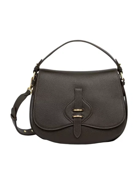 Coccinelle torebka crossbody skórzana MAVERY zielona