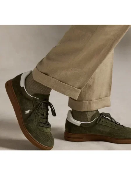 Polo Ralph Lauren sneakersy skórzane Bedford Pp zielony