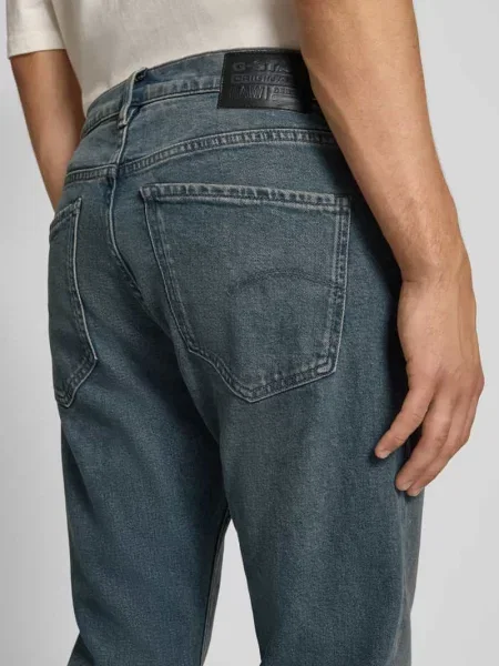 G-Star Raw Jeansy Mosa Szary Straight Fit niebieskie
