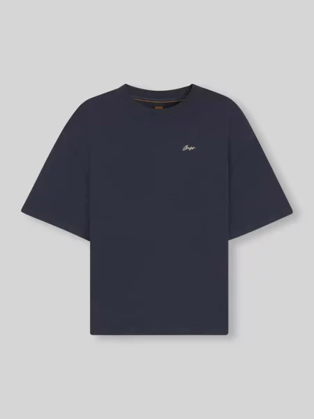 BOSS Orange T-shirt granatowa