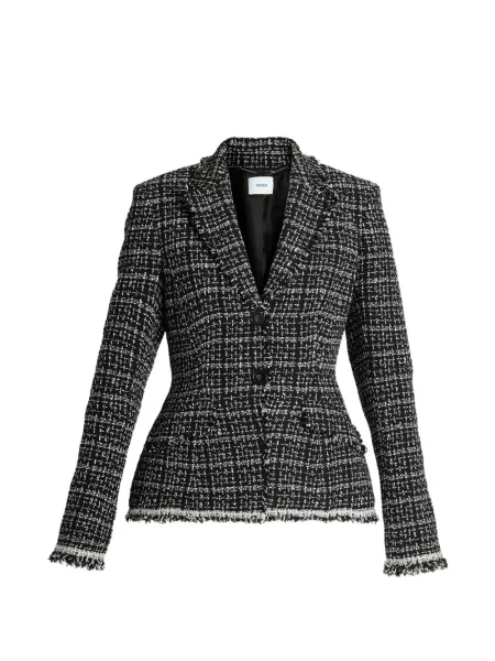 Sacou Erdem din tweed negru