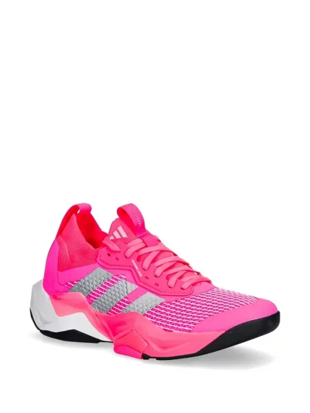 Pantaloni Adidas tricotate cu autograf alergare albastru