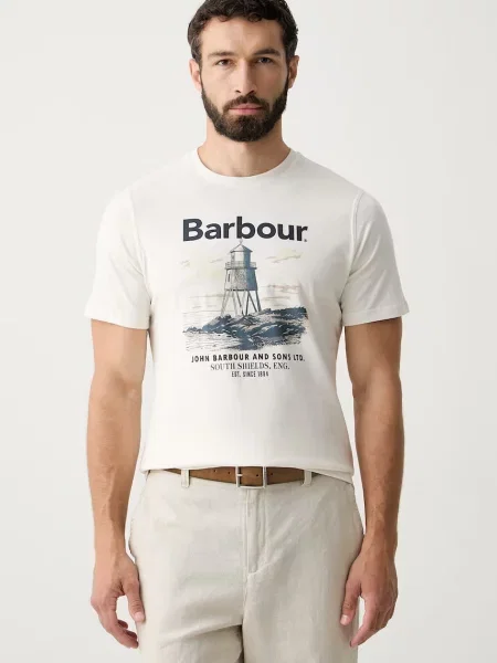 Barbour tricou pentru bărbați din Harbourside bej