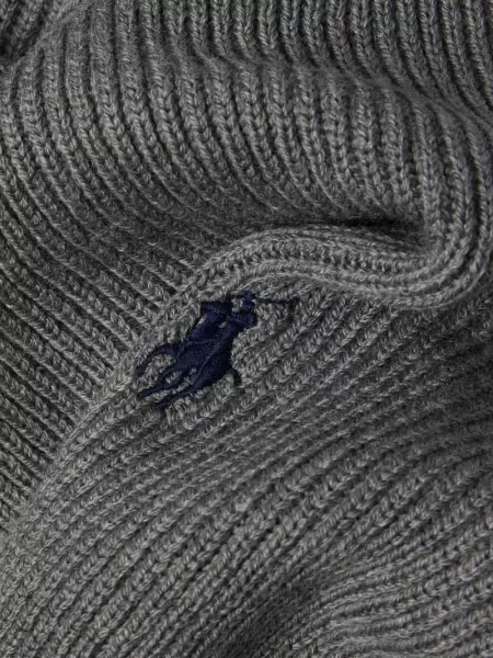 Zestaw szalik i czapka Polo Ralph Lauren szara