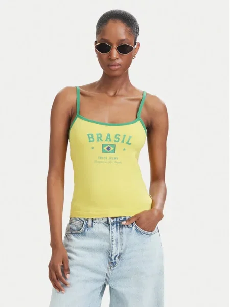Guess Jeans Top galben