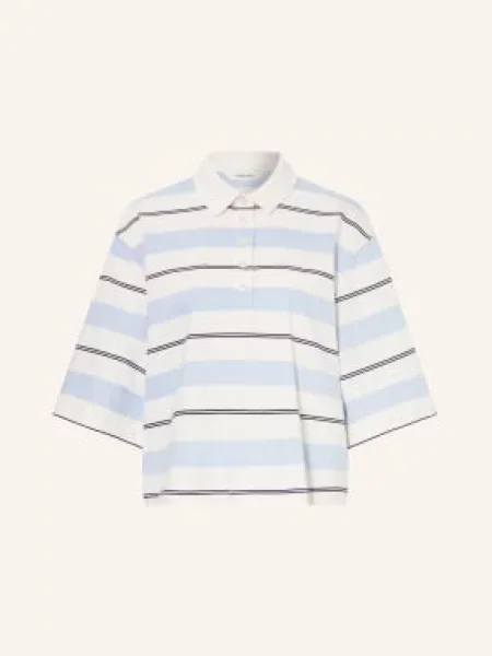 Selected Femme Jerseyové Polo Tričko / tmavě modrá / tmavě modrá bílá