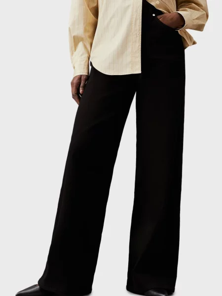 Джинси Calvin Klein з високою посадкою чорні