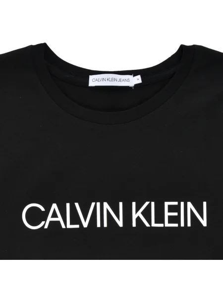 Tricou copii Calvin Klein Jeans negru