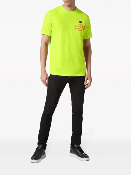 Tričko Philipp Plein s potiskem zelené