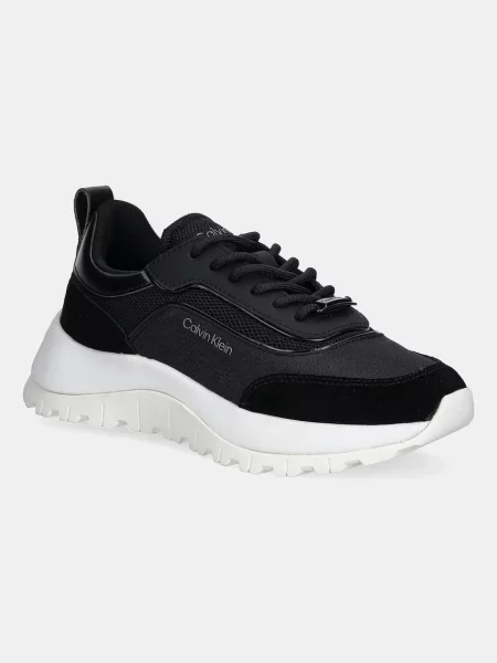 Маратонки Calvin Klein RUNNER LACE UP MESH MIX черно