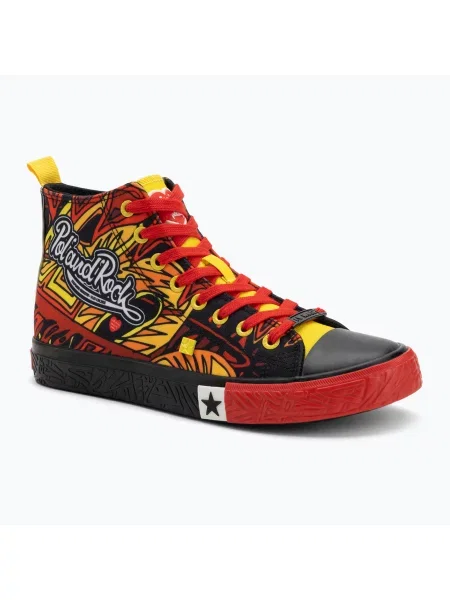Tenisky BIG STAR black/red/yellow černé