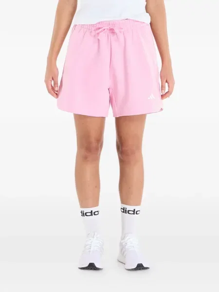 Pantaloni scurți Adidas cu imagine cu cordon roz