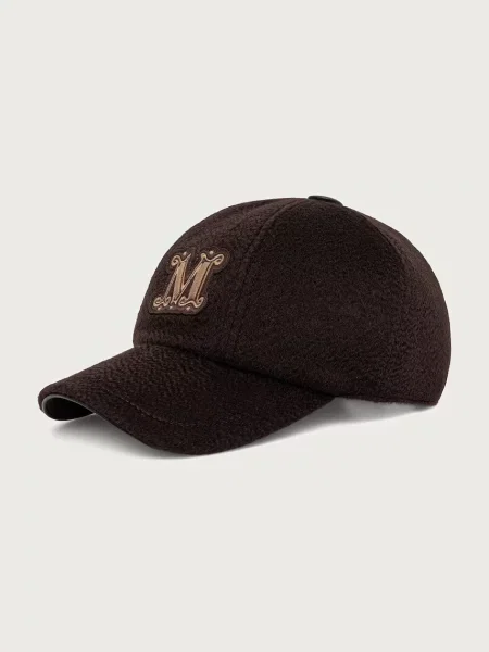 Max Mara șapcă de baseball de cașmir pentru femei
