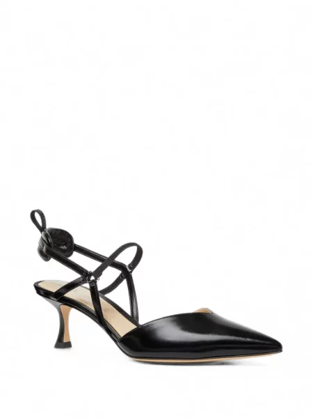 Pantofi cu toc Fendi slingback negru