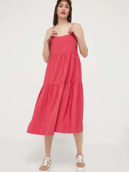 Šaty Abercrombie & Fitch mini růžová
