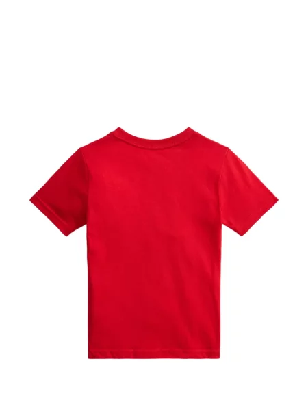 Koszulka polo dziecięca Polo Ralph Lauren czerwona