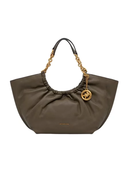 MICHAEL Michael Kors torebka tote skórzana Indie zielona