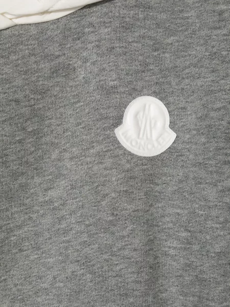 Koszulka dziecięca Moncler Enfant szara
