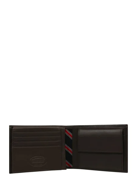 TOMMY HILFIGER Peňaženka ETON tmavohnedá hnedá