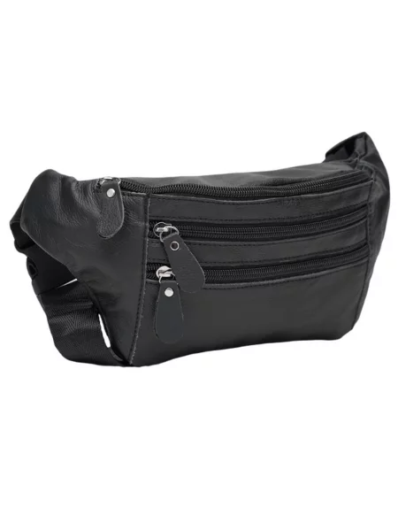 Borsa Leather ­ Поясная сумка чорна