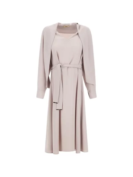 Rochie midi Herno cu decolteu în V