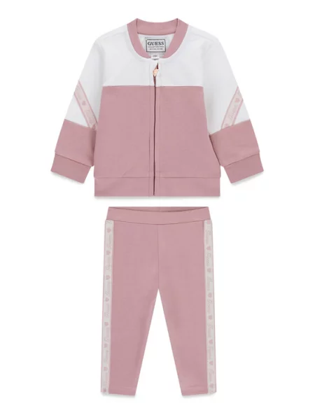 Souprava mikina a legíny Guess růžová