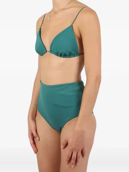 Bikini St. Agni cu talie înaltă verde