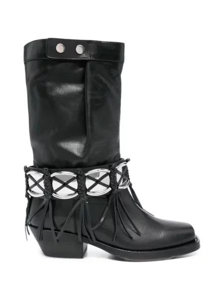 Botine Isabel Marant din piele negru