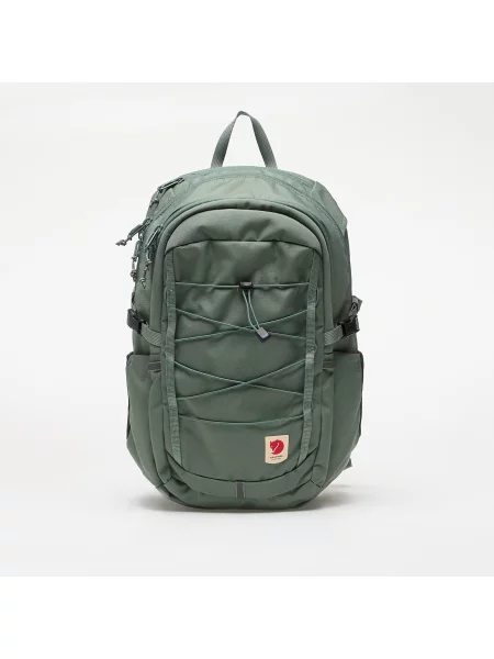 Однотонный большой рюкзак Fjallraven зеленый