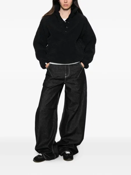 Geacă The Upside din fleece negru