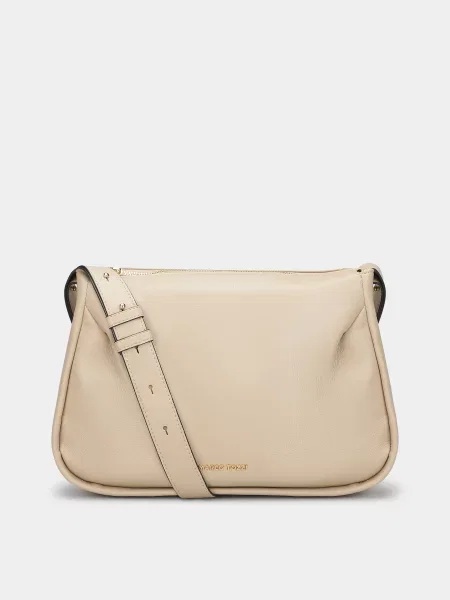 Кожаная сумка Marco Tozzi коричневая