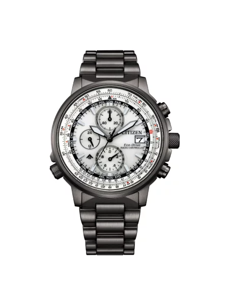 Lniany zegarek Citizen szary