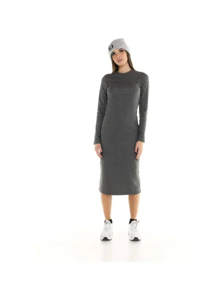 Lung rochie Leone 1947 gri
